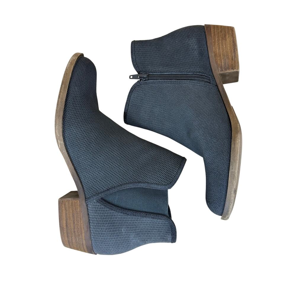 Kensie Gerona Boots Women’s 8.5M Gray Leather Ankle Boho Preppy Casual